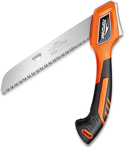 Sierra de mano plegable de 7 pulgadas para corte de madera sierras de poda de mano con dientes duros Acero SK-5