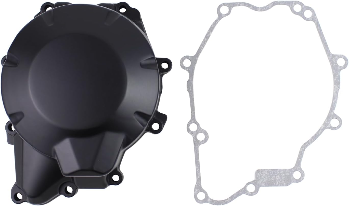 Left Engine Stator Cover Crankcase with Gasket for Yamaha FZ6R XJ6 2009-2017, FZ6 2004-2010