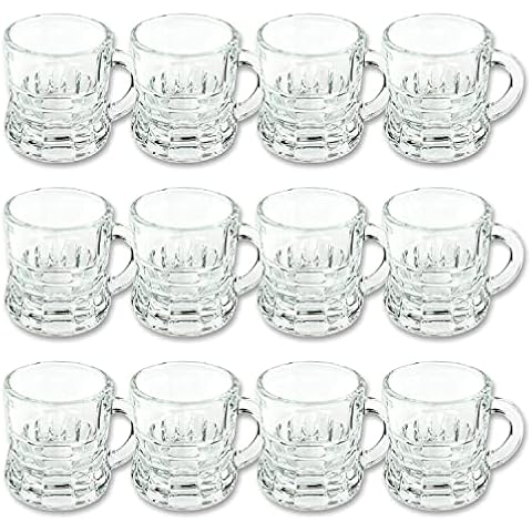 Schramm® 12 Stück Schnapsgläser 3cl Stamper Schnaps Glas Shot Gläser Bar Schnapsglas Stamper Kurze 3cl Stamperle 12er Pack Cover