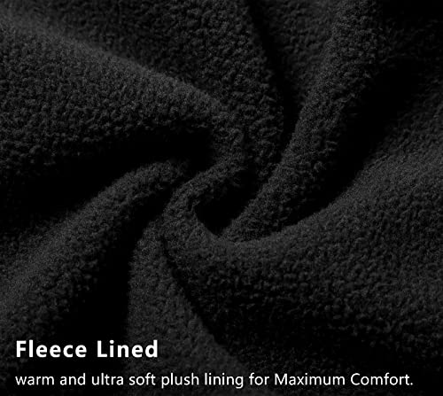 The Gym People Men's Fleece Crewneck Sweatshirt Thick Loose Fit Soft Basic Pullover Sweatshirt(Black, X-Large) #TOP5