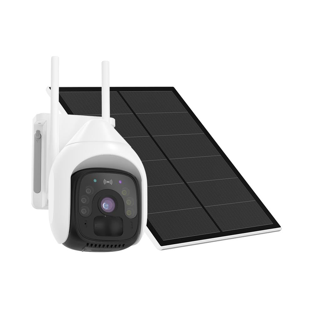 HANUTECH 4G Solar PTZ Camera with 7W Solar Panel, 4MP Fixed Lens, 5X Hybrid Zoom, Built-in 10000mAH Battery, PIR Detection and IP 66 Waterproof, 2K UHD 2304X1296P Resolution-1 Year Warranty-image-13