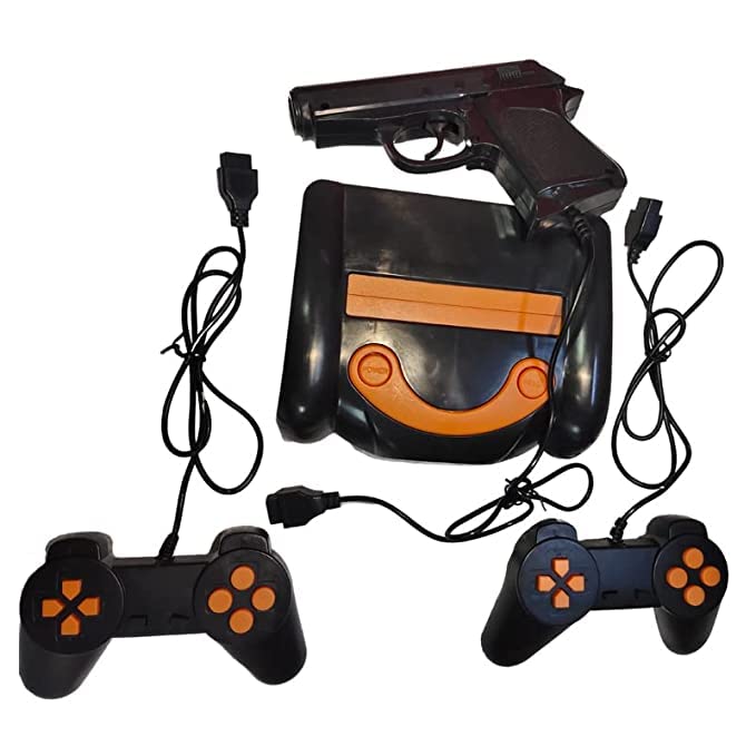 Mabron Super 8 bit Tv Video Game Console with 2 Game Controllers 1 Laser Gun Unlimited Fun for Kids 2