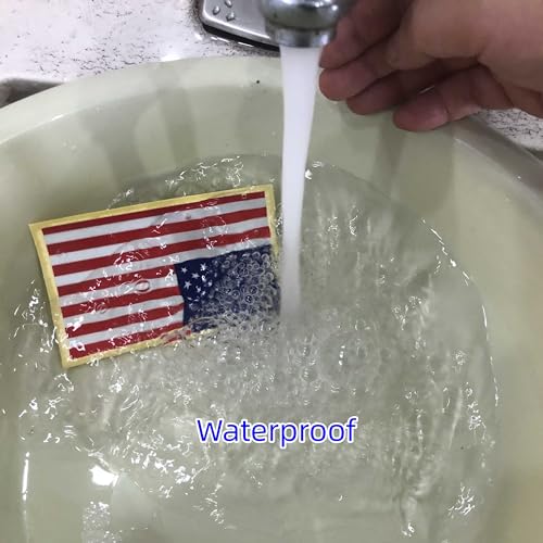 Reflective American Flag Stickers - 3-Pack, 5x3 Inches - Durable & Waterproof Decals for Vehicles & Personal Items,Car Bumper/Truck/Motorcycle/Helmet/Laptop/Window/Water Bottle/Mail Box