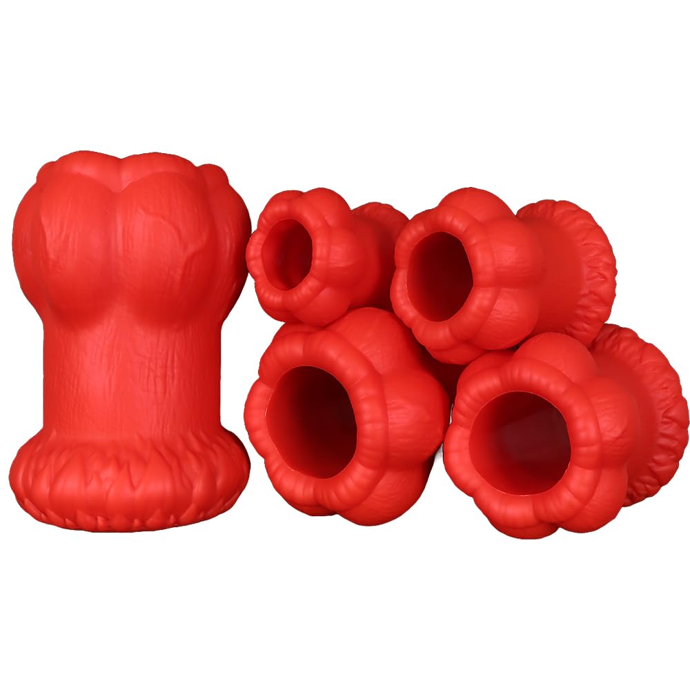 Jixaxe Extra Großer Hohl Analplug, Analtunnel Vagina Anal Spekulum Dicker Buttplug Vagina Dilatator Prostata Massage Einlauf Masturbation Anal Plug BDSM Sexspielzeug für Männer Frauen Paare (M)