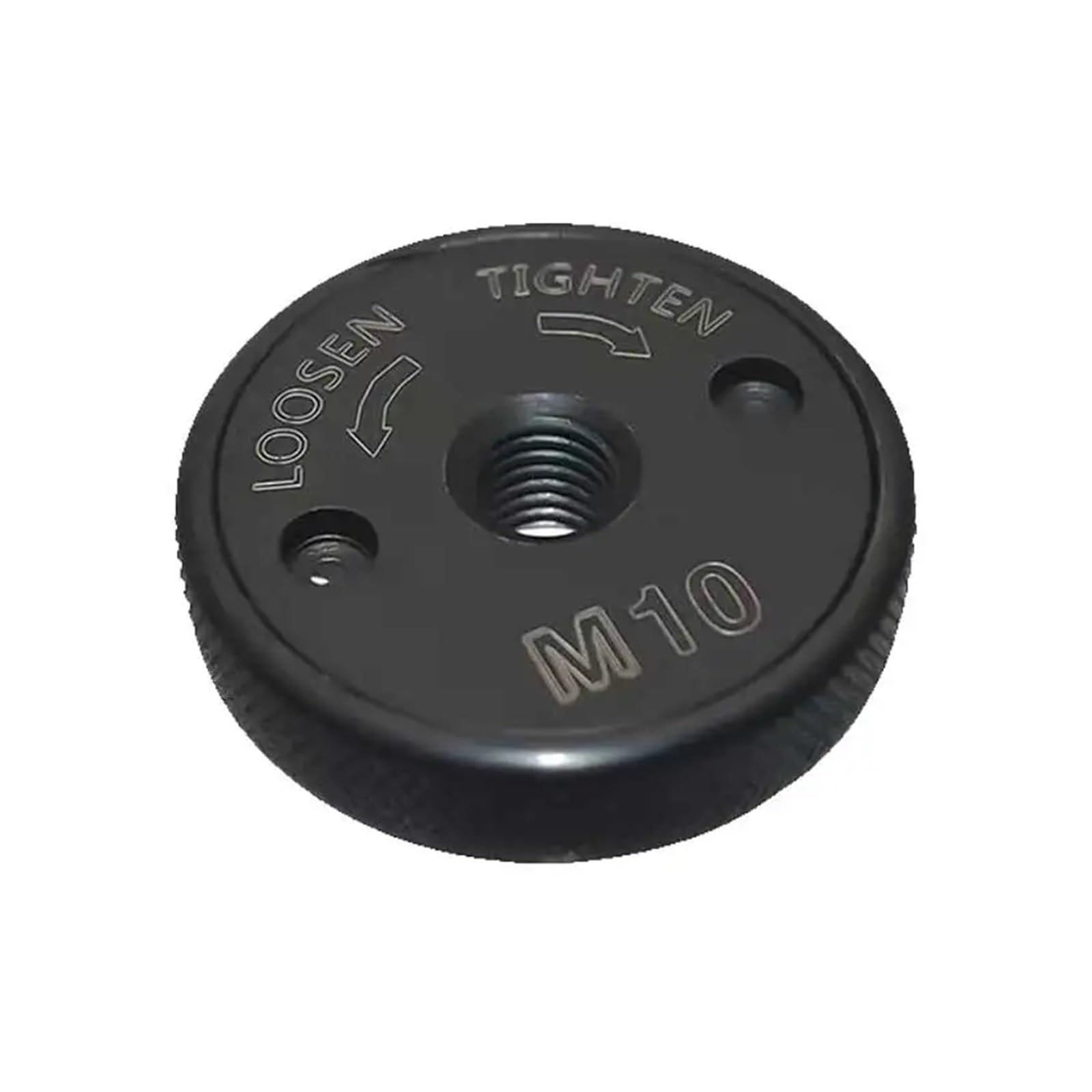 M14 szlifierka kątowa, szybkomocująca, głowica szlifierska, płyta dociskowa, nakrętka kołnierzowa, polerka M10, czarna wersja, akcesoria (1PC-M14)