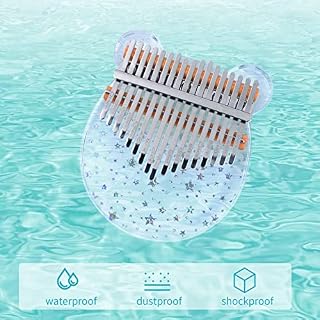Kalimba 17 Clés Pouce Piano Cristal Portable Piano à Doigts avec étui rigide Marteau D’Accordage Cadeau Piano à Pouce… - Les Beatles, Paul McCartney, John Lennon, RIngo Starr, George Harrison Kalimba 17 Clés Pouce Piano Cristal Portable Piano à Doigts avec étui rigide Marteau D'Accordage Cadeau Piano à Pouce… – Image 2
