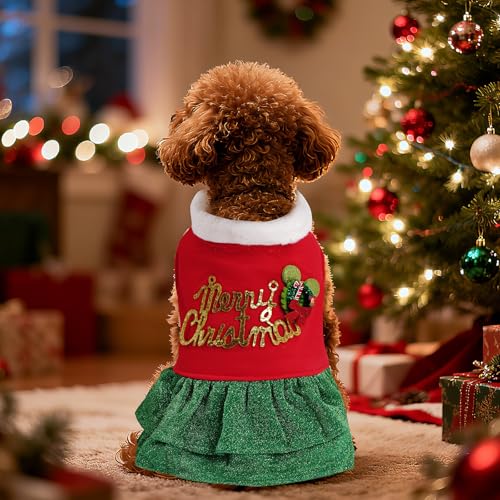 Vestido Navideño de Tul para Perros Pequeños y Gatos miniatura 7