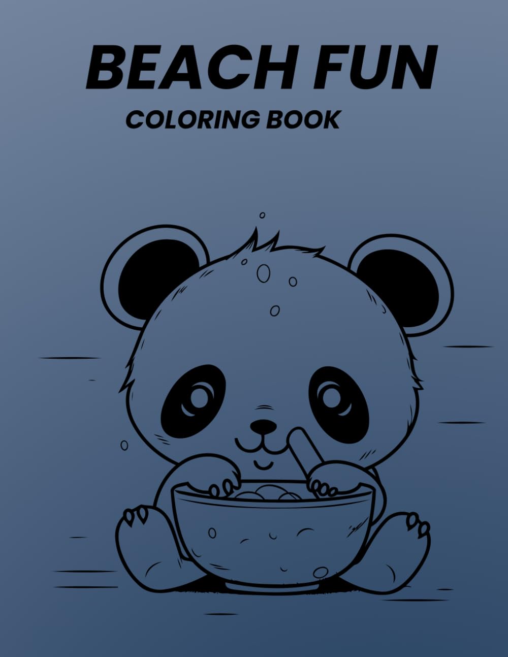 Beach Fun colouring book