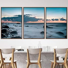 signwin 3 Piece Framed Canvas Wall Art Cool...