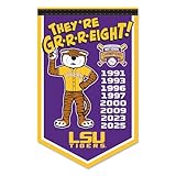 Louisiana State LSU Tigers 2025 College Baseball 8 Time National Champions Banner