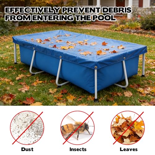 Cobertor rectangular para piscina de 14ft x 7ft miniatura 5