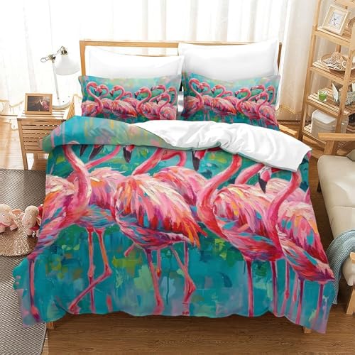 Housse de couette microfibre super douce effet 3D haut de gamme - 3
