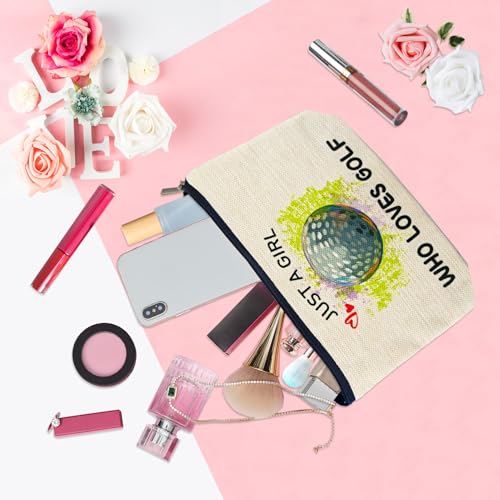 ancpeany Funny Golf Gifts for Women Golfers Small Makeup Bags, Golf Accessories for Women Unique, Personalized Golf Gifts for Golf Lovers, Girls, Ladies, Christmas Cosmetic Travel Pouch4