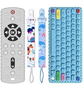FATEORT Baby Teething Toys for Babies 6-12 Months, Pressable Remote and Keyboards Control Shape T...
