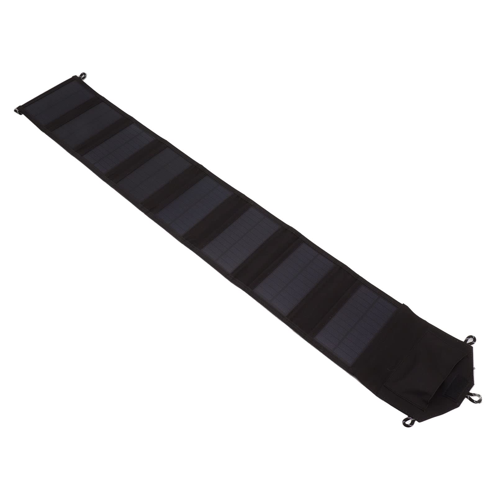 Garosa Bolsa Plegable de Panel Solar Cargador Solar Plegable Portátil 20W 5V Salida USB Dual Panel para Acampar Al Aire Libre Viajes Coche RV Usuarios