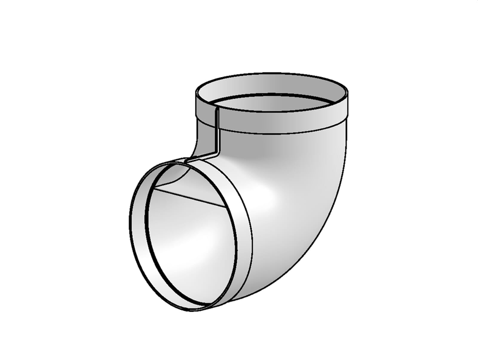 berbel Rundrohr System 150 - 90°-Bogen