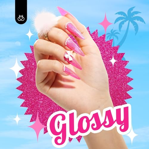 Image of Beetles Pink Glitter Gel Polish - Paradise Twilight Gel Nail Polish | Reflective Glitter Shimmer Pink Flash Dimond Mermaid Unicorn Effect Nails Soak Off UV LED 15ml
