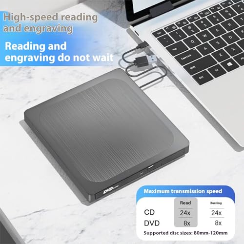 Lecteur graveur de disque portable USB-C pour travailler nomade - 5