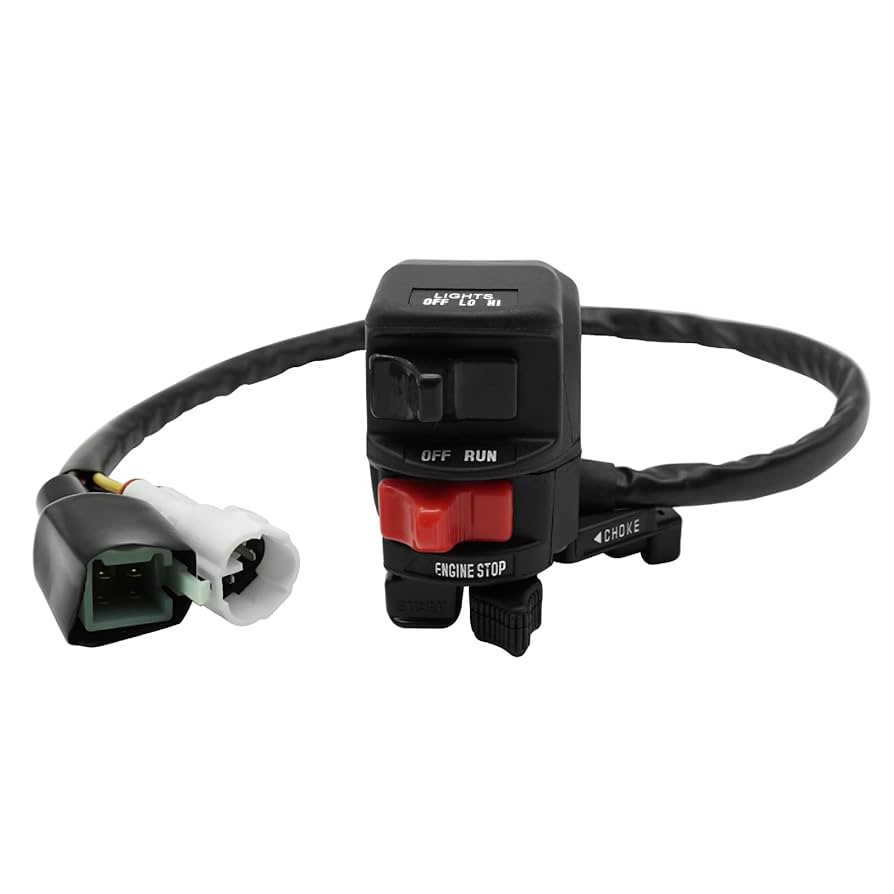 【keeno】at dusk Amazon.com: Control Switch Button Start Kill Stop Headlight for