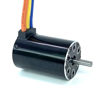 KingVal Replacement 550 3300KV Sensorless Brushless Motor Shaft Diameter 5mm Compatible with 1/10 RC Car
