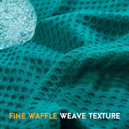 Image of AmyHomie Cooling Waffle Blanket Queen Size, 100% Rayon Derived from Bamboo