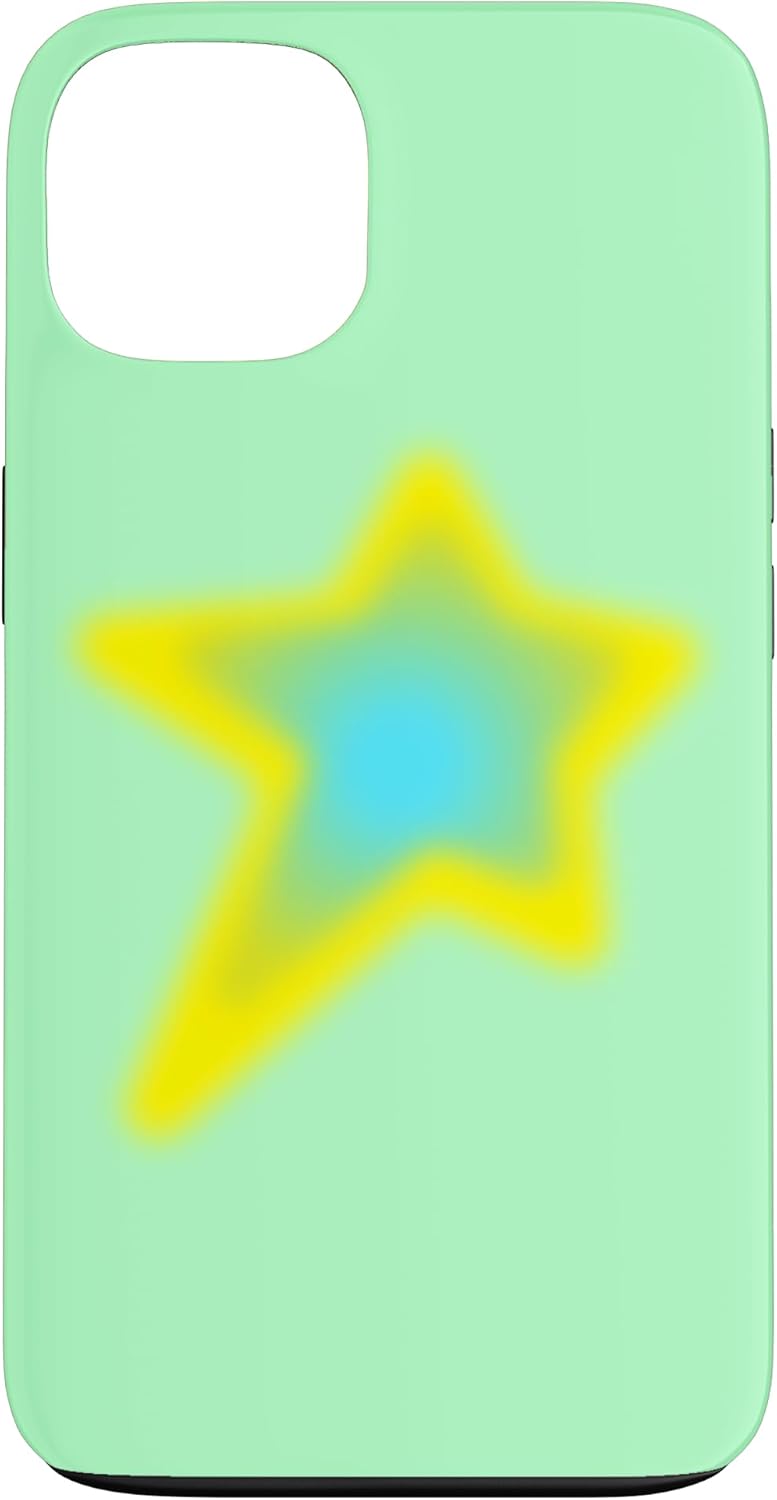 BRIGHT GREEN STAR AURA Case for iPhone 12/12 Pro