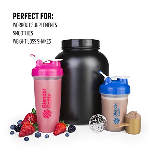 BlenderBottle Classic Shaker Bottle Perfect for Protein Shakes and Pre Workout, 28-Ounce (2 Pack), Moss and Navy by BlenderBottle - Image 6