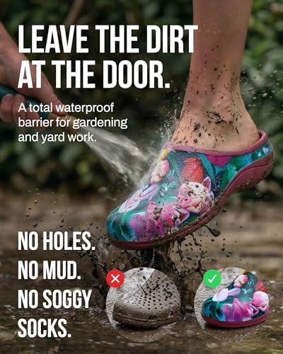 Image of Backdoorshoes Waterproof Premium Garden Clog Shoes for Women with Arch Support