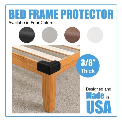 Image of KidKusion Child Safety Corner Cushion | Brown | 12 Pack | Made in USA, Child Safety, Child Proofing Corner Guard, Bed Frame Protector, Baby Proof Table Protector