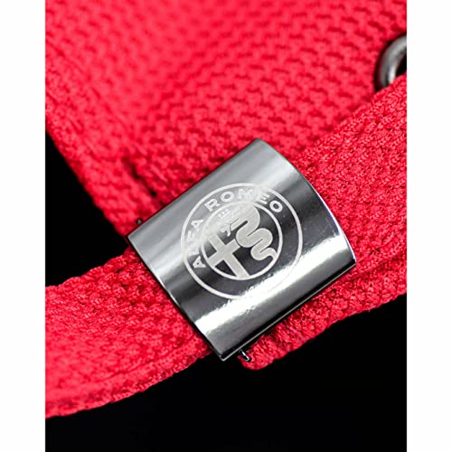 Gorra Alfa Romeo Racing logo roja miniatura 7