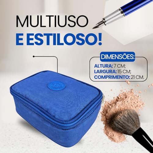Estojo Box Nylon 100 Pens Ac Bag Cores (Cinza)