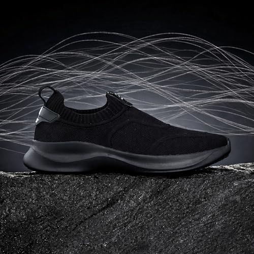 Image of Neeman's Sole Max Cush Slip Ons for Unisex | Chunky Cushioned Casual Shoes with High-Rebound Foam | Breathable Knit Upper | Lightweight EVA Sole Comfort Shoes
