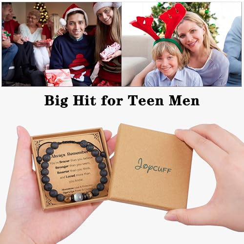 Pulsera Moonstone para hombres regalo miniatura 3