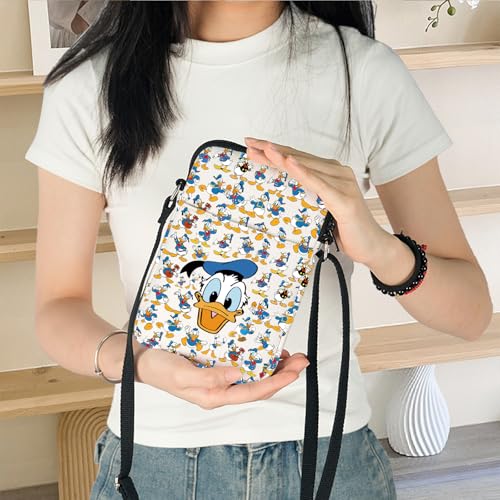 Image of KEYCHIN Funny Duck Crossbody Bag Duck Cartoon Lover Gifts Duck Fans Shoulder Bag Duck Cartoon Merchandise (Duck-CB)
