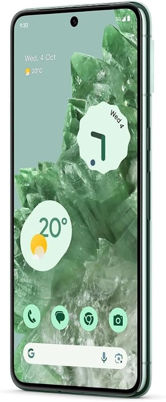 Google Pixel 8 Pro - هاتف ذكي يعمل بنظام Android غير مؤمن مع عدسة تليفوتوغرافية وشاشة Super Actua - بطارية على مدار 24 ساعة - نعناع - 128 جيجابايت