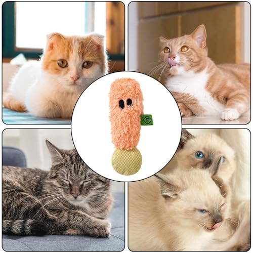 Juguetes de peluche para gatos para morder y masticar de forma segura en casa 5