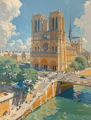 Paysage Diamond Painting Adulte kit idéal pour une soirée détente créative à la maison