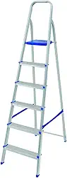 Escada De Alumínio 6 Degraus Mor - 5104