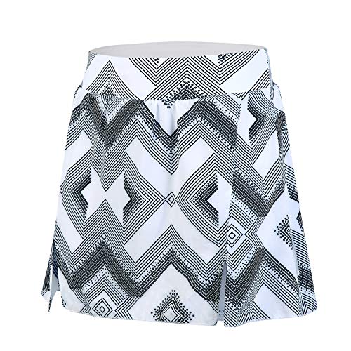 beroy Schnell trocknende und atmungsaktive Damen-Radhose, Fahrrad-Skorts, Hosenrock mit 3D-Gepolstert Cover
