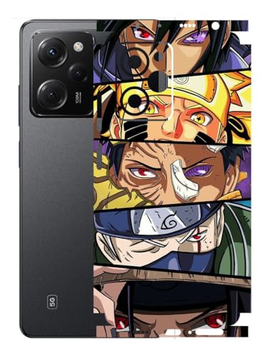 Image of AtOdds - Poco X5 Pro (5G) Mobile Back Skin Sticker - Lamination - Rear Screen Guard Protector Film Wrap (Coverage - Back+Camera+Sides) (Design - Anime 38)