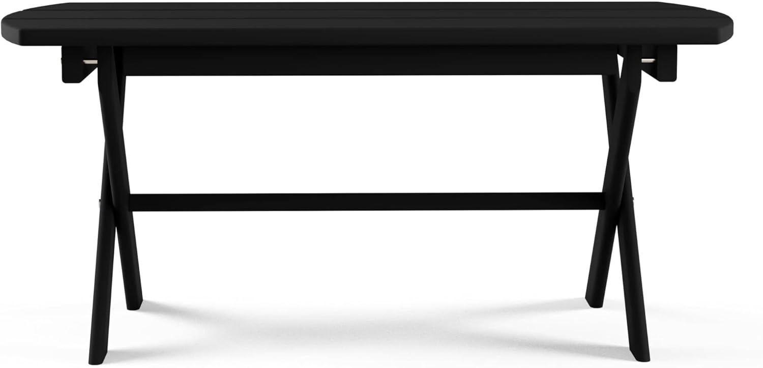 Folding Oval Outdoor Table, Dark-Green-Paint-1