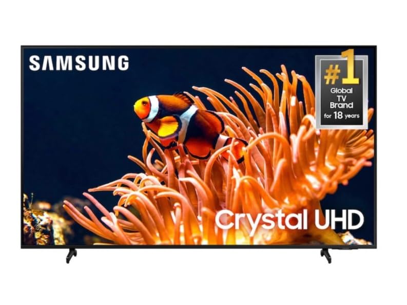 Samsung 50-Inch Class DU8000B Series LED 4K Crystal UHD Smart Tizen TV AirSlim Motion Xcelerator Gaming Hub Compatible with Alexa & Google Assistant UN50DU8000BXZA (Renewed) (2024)