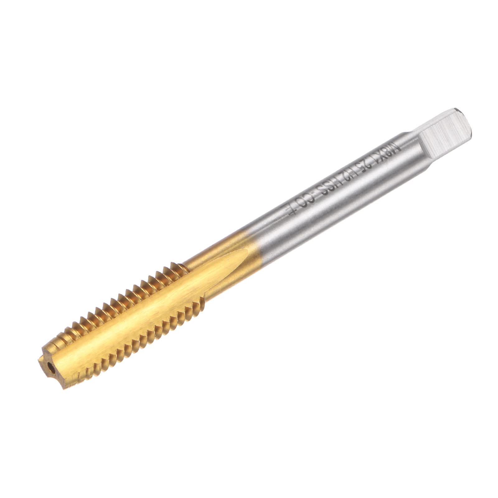 sourcing map Straight Flute Taps M8 x 1.25 Metric Left Hand M35