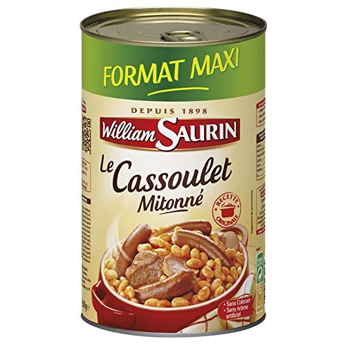 WILLIAM SAURIN - Le Cassoulet Mitonné 1260 G - ( Lot De 3 )