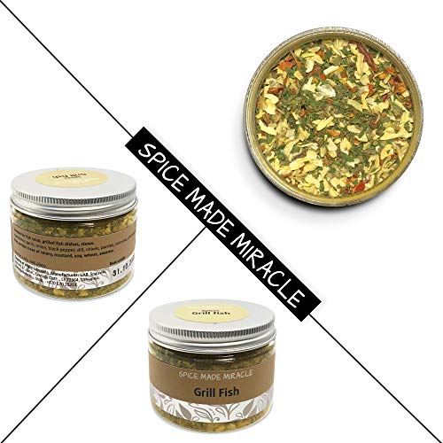 Spice Made Miracle Kruidenmix Grill - de beste kruiden voor vissoep, gegrilde visgerechten, Stoofschotels - Spice Rub… - Afbeelding 4