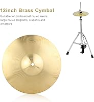 Vista 6 de Platillo de choque de 12 pulgadas de latón Crash Platillo de instrumento musical accesorio para batería