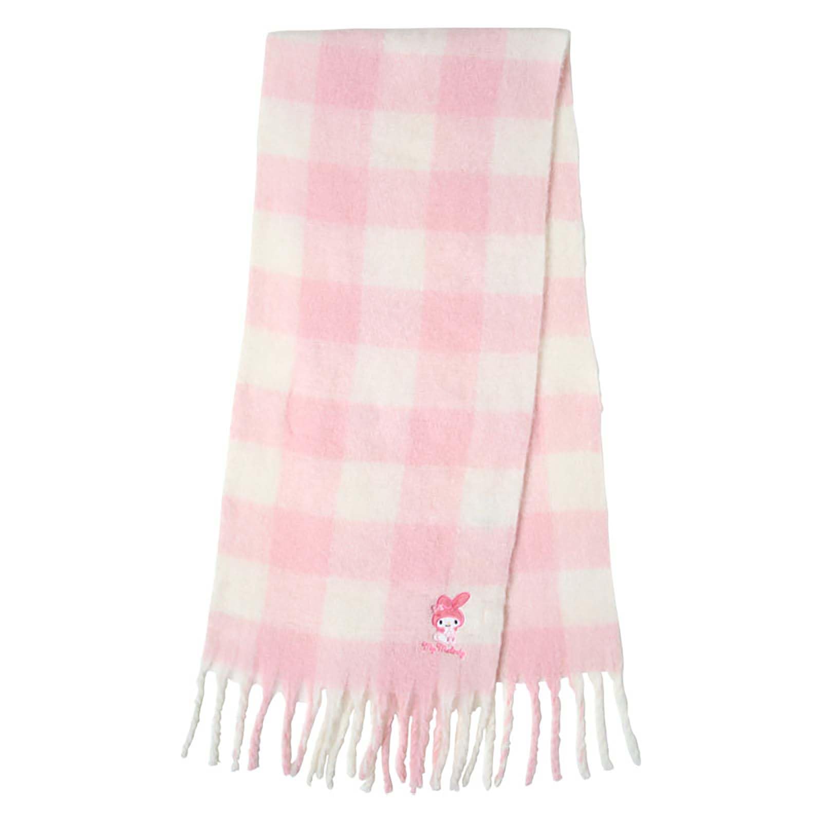 Sanrio My Melody Checked Scarf, 220cm