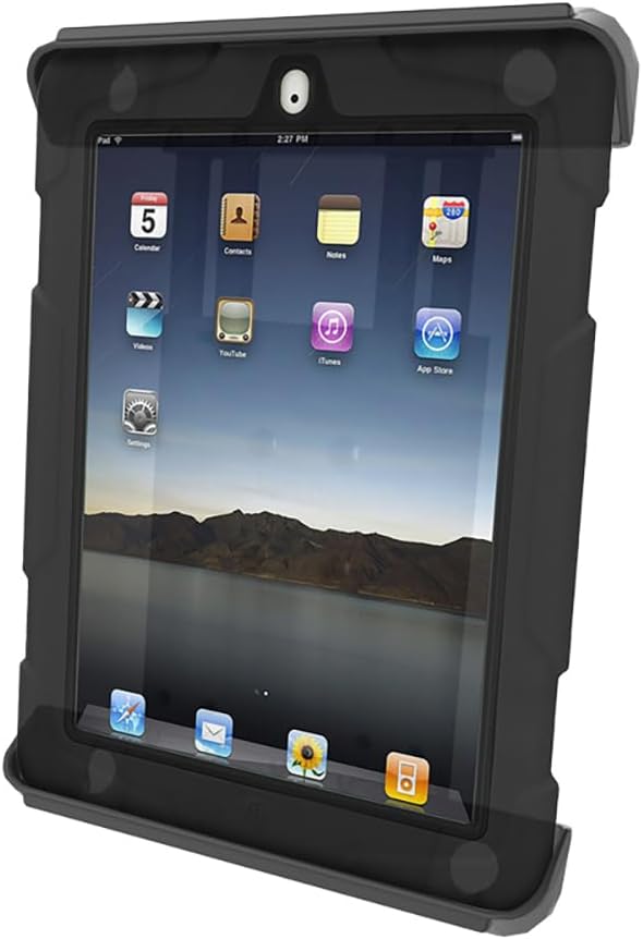 RAM Mounts Tab-Tite Tablet Holder for Apple iPad Gen 1-4 + More RAM-HOL-TAB3U Compatible with RAM B 1" and C 1.5" Size Round Ball Bases