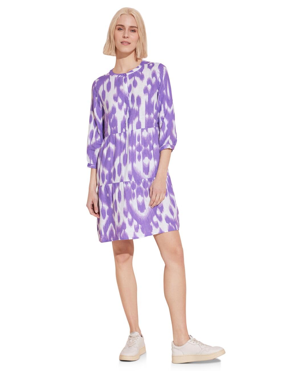 Street One Leinen Kleid mit Print