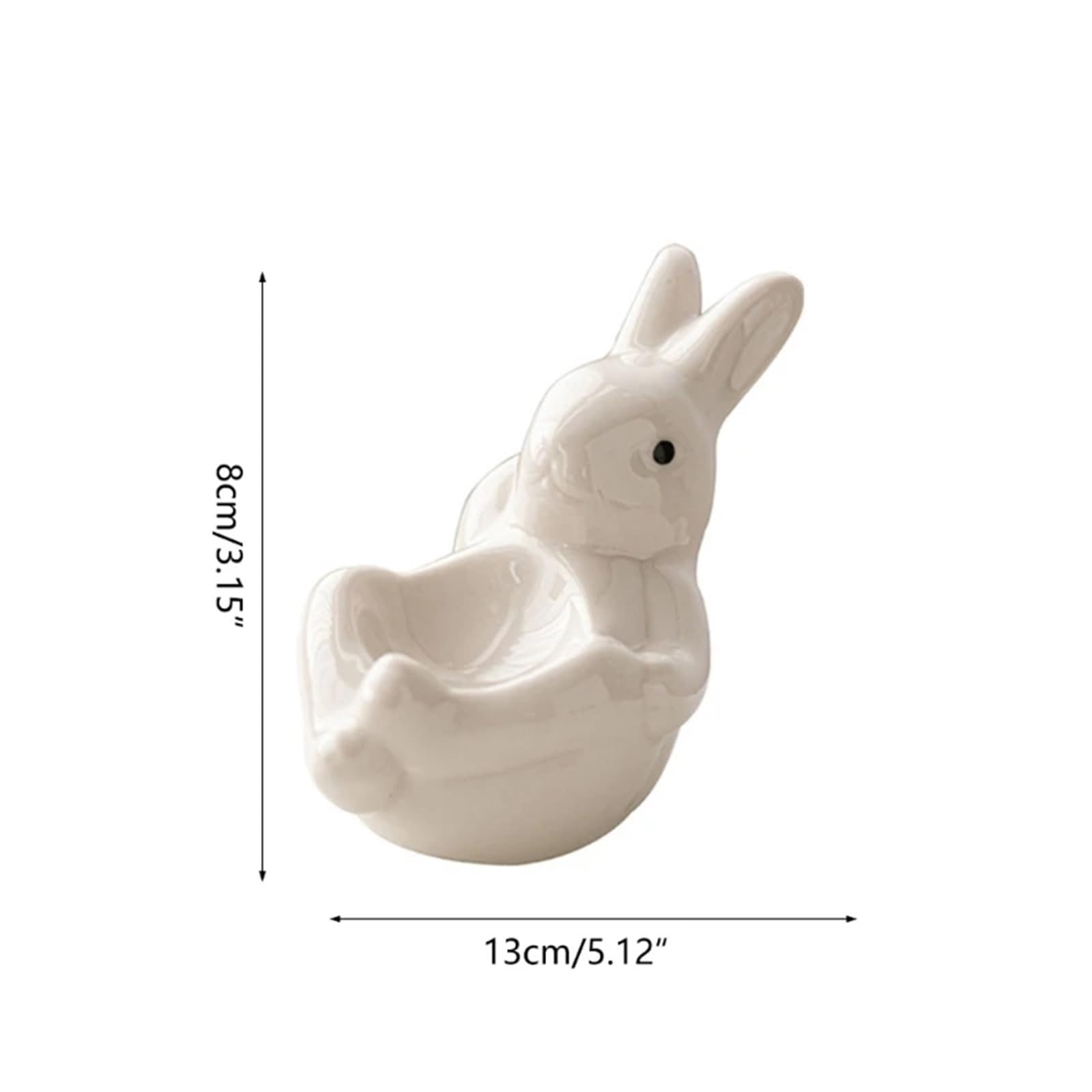 Eierbecher, 2 Stück Eierbecher aus Porzellan, Ostereier, Ausstellungsständer, Oste(White)